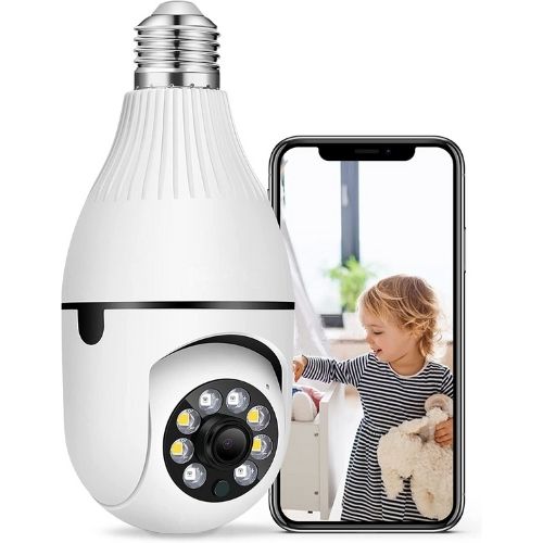 GuardianView™ Smart Light Bulb Camera | 360° HD Wi-Fi Home Security