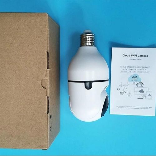 GuardianView™ Smart Light Bulb Camera | 360° HD Wi-Fi Home Security