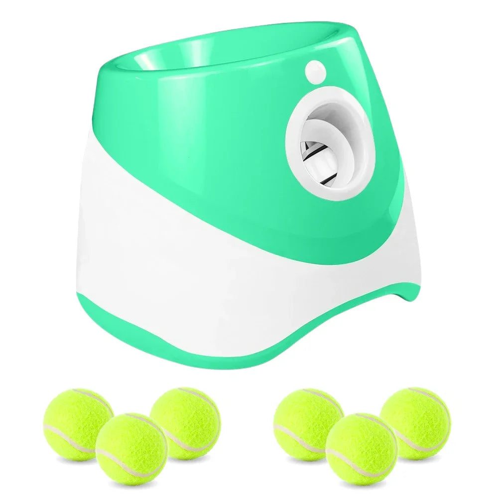 PlayPaws™ Automatic Ball Launcher | Interactive Dog Exercise & Smart Fetch Machine